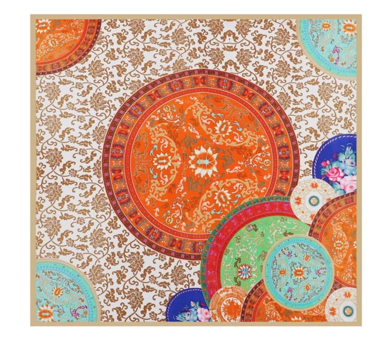 Morocco Silk Head Scarf