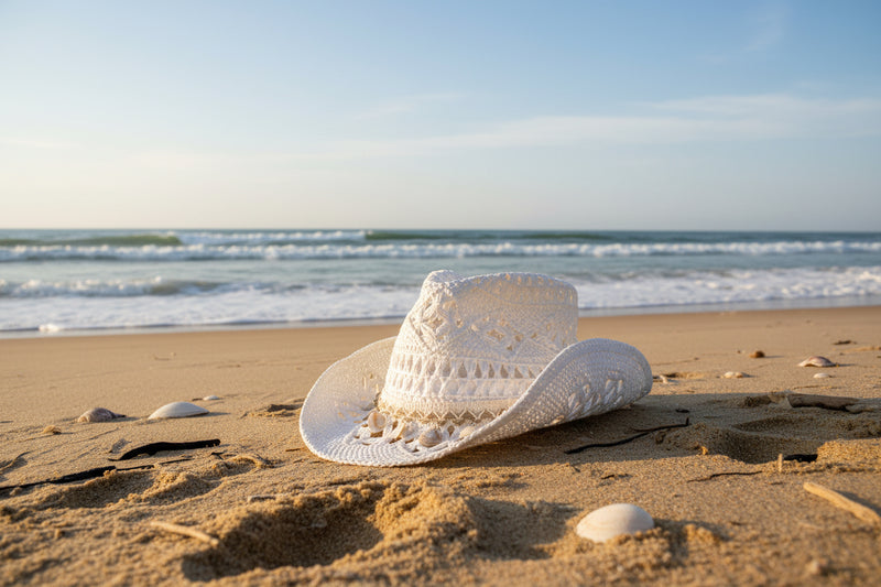 Coastal Shell Cowgirl Hat