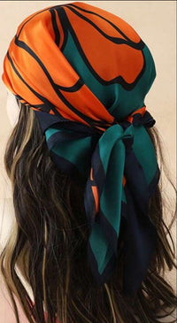 Wings Silk Head Scarf