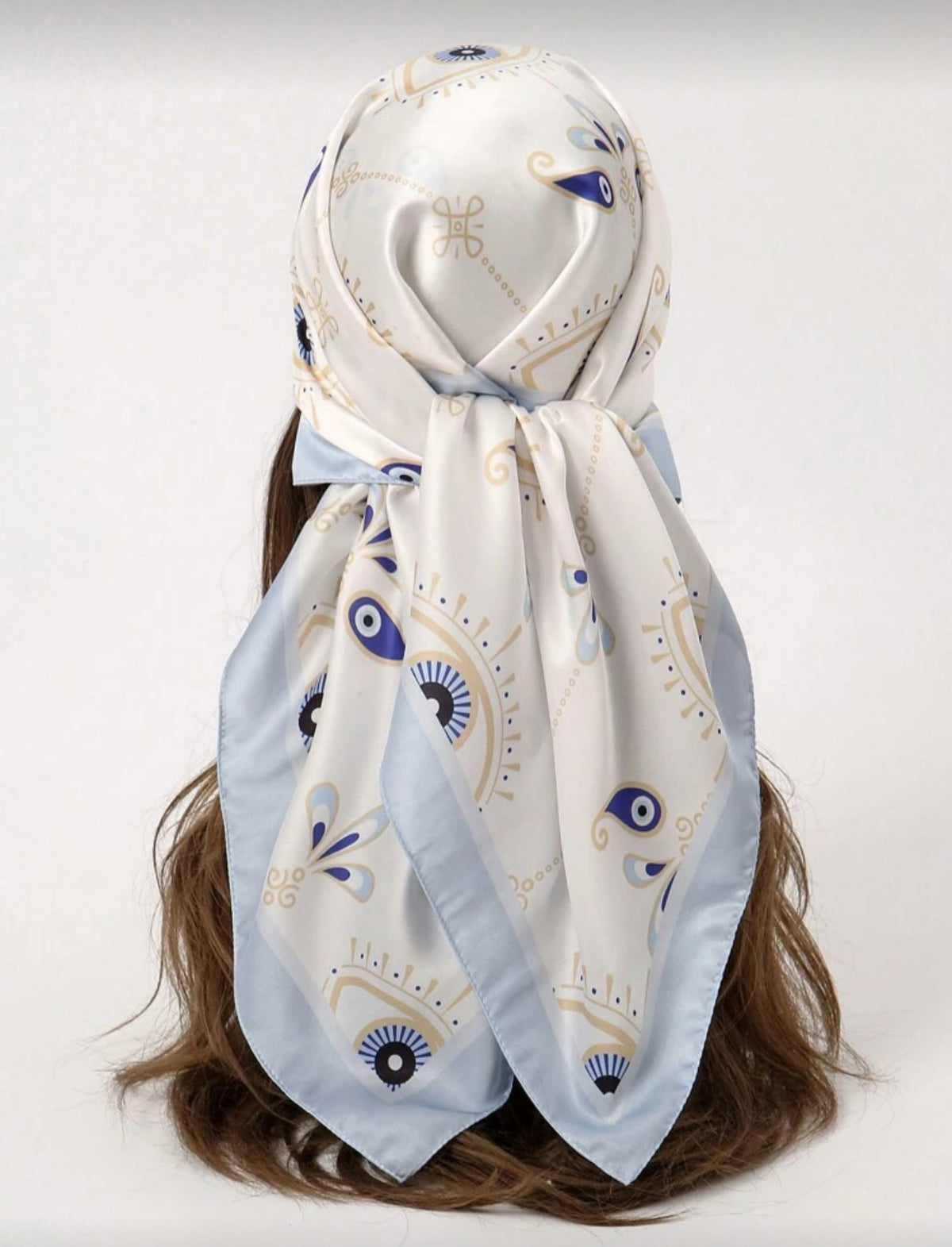 Karma Vibes Silk Head Scarf
