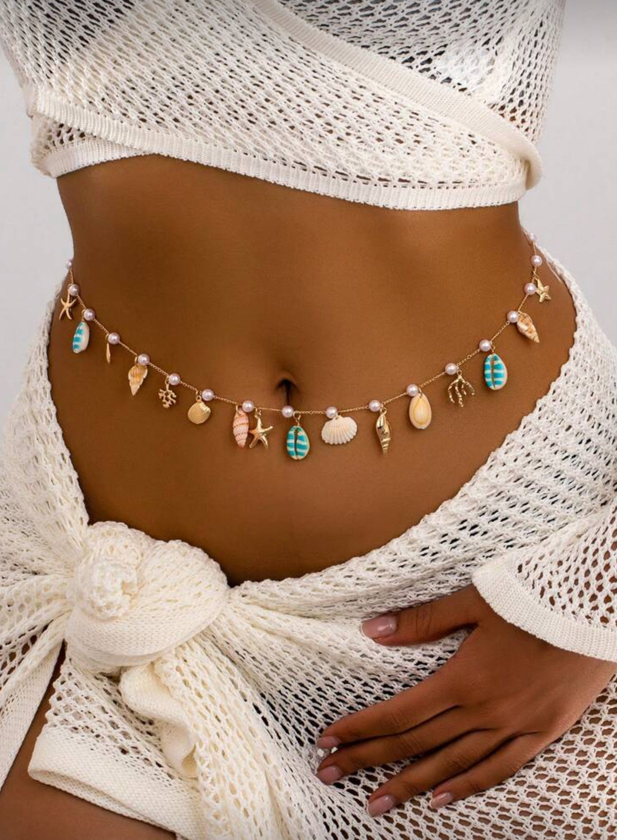 Sea Siren Charm Belly Chain