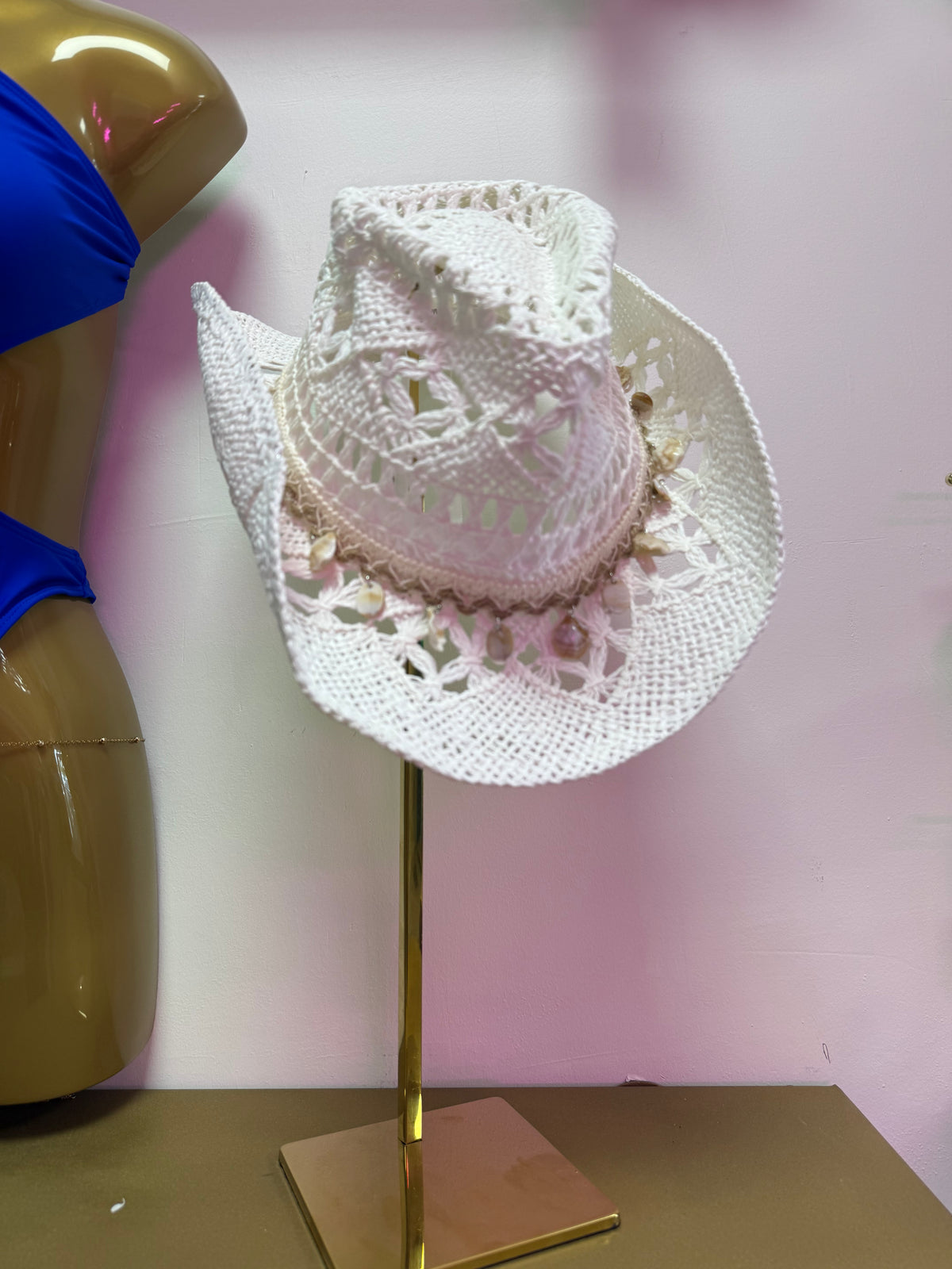 Coastal Shell Cowgirl Hat