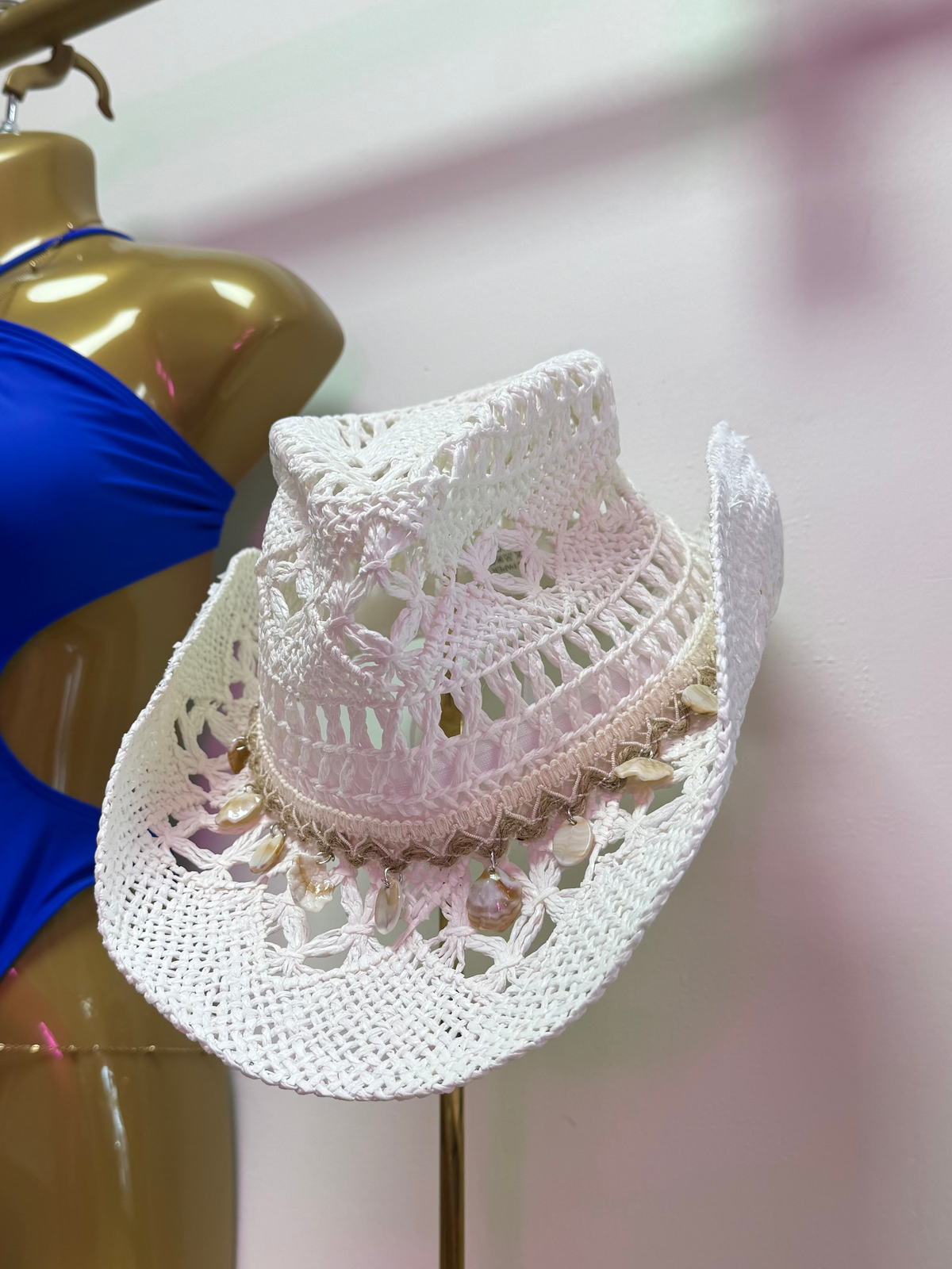 Coastal Shell Cowgirl Hat