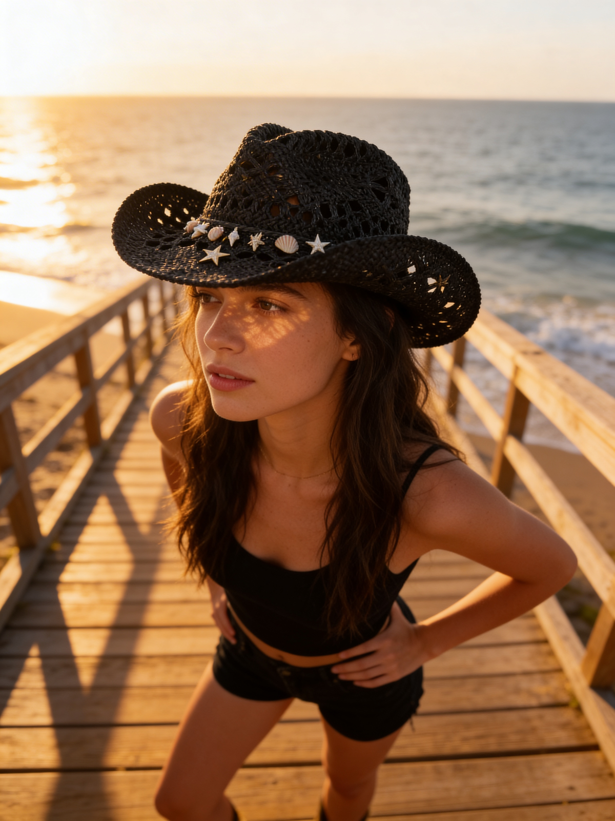 Coastal Chic Cowgirl Hat