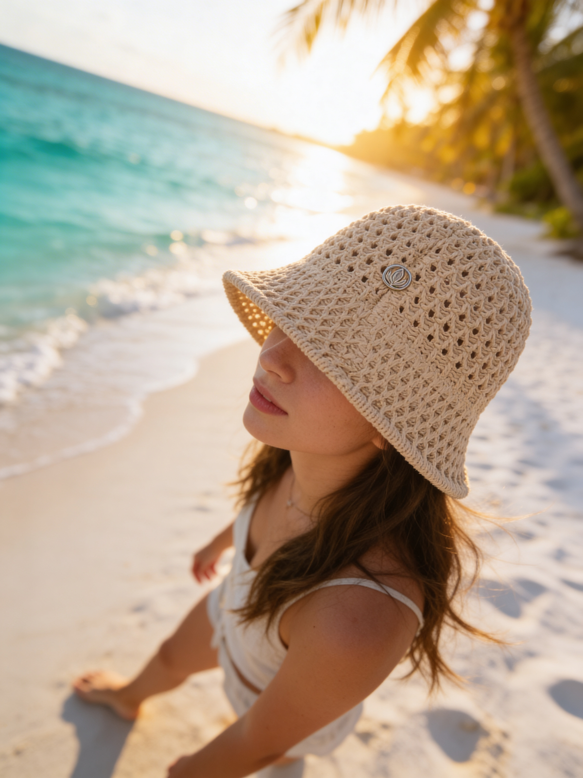 Sandy Shore Crochet Hat
